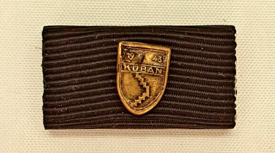 1957 Kuban Shield single ribbon bar.