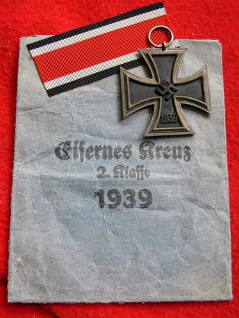 Iron Cross 2nd class in original packet