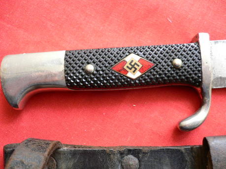 Early Hitler Youth Knife by E.V.S with motto