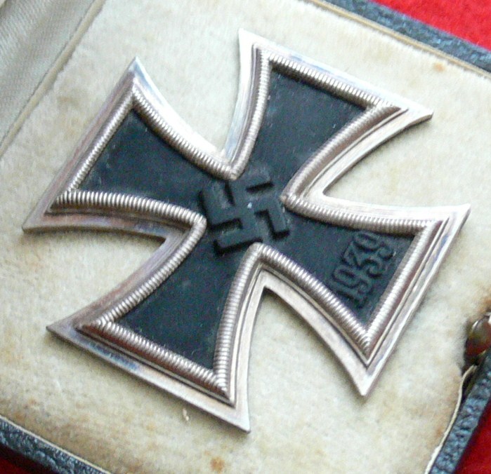 Iron Cross 1st Class , Cased. Marked 65