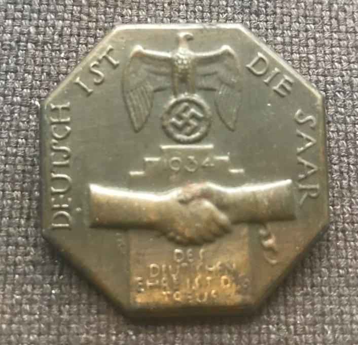 SAAR Day Badge 1934