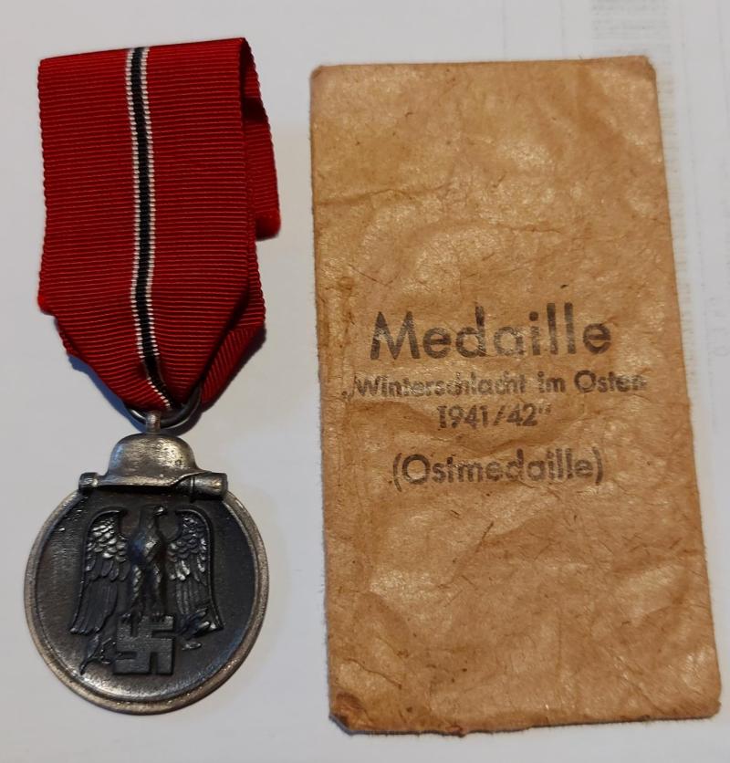 Russian Front Medal with packet by Brehmer mm 13
