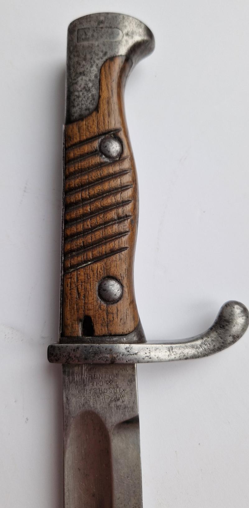 1916 dated Butcher bayonet by Weyersberg, Kirschbaum & Cie Solingen.