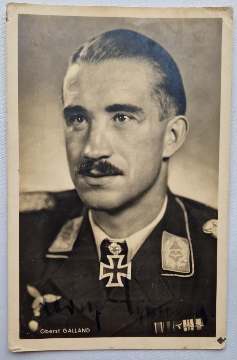 Past Glories Militaria Photo Postcard Of Diamonds Holder Adolf 