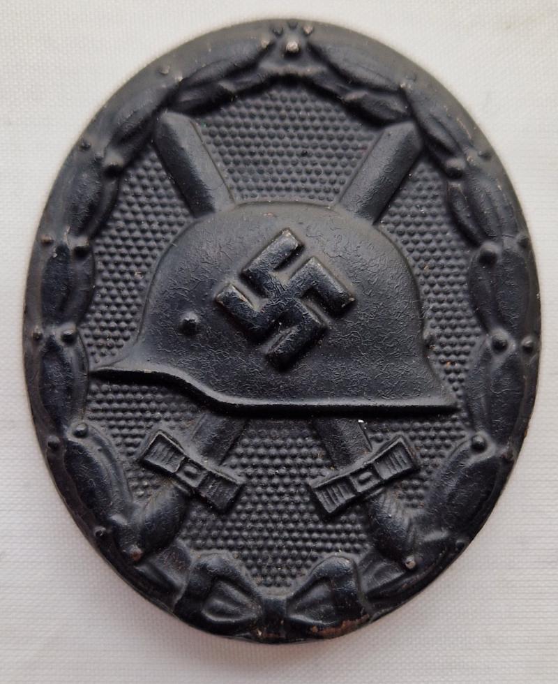 1939 Black Wound Badge by Funke & Brüninghaus mm L/56