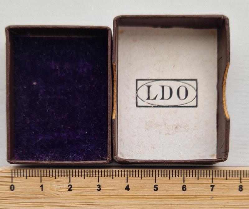 LDO box for Sudetenland medal by E.Ferd.Weidmann mm L/51