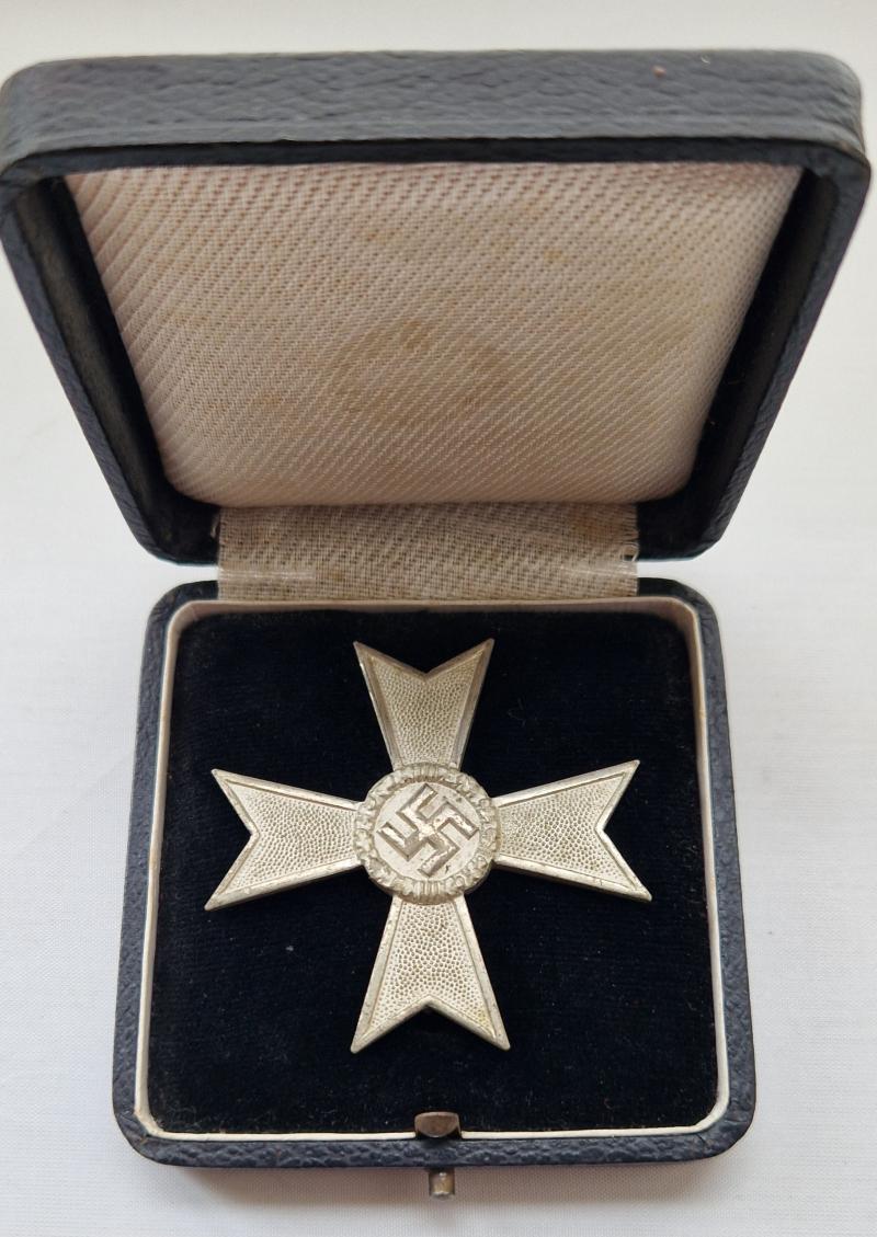 1939 War Merit Cross First Class without Swords in titled case of issue by Karl Gschiermeister, Wein mm 50.